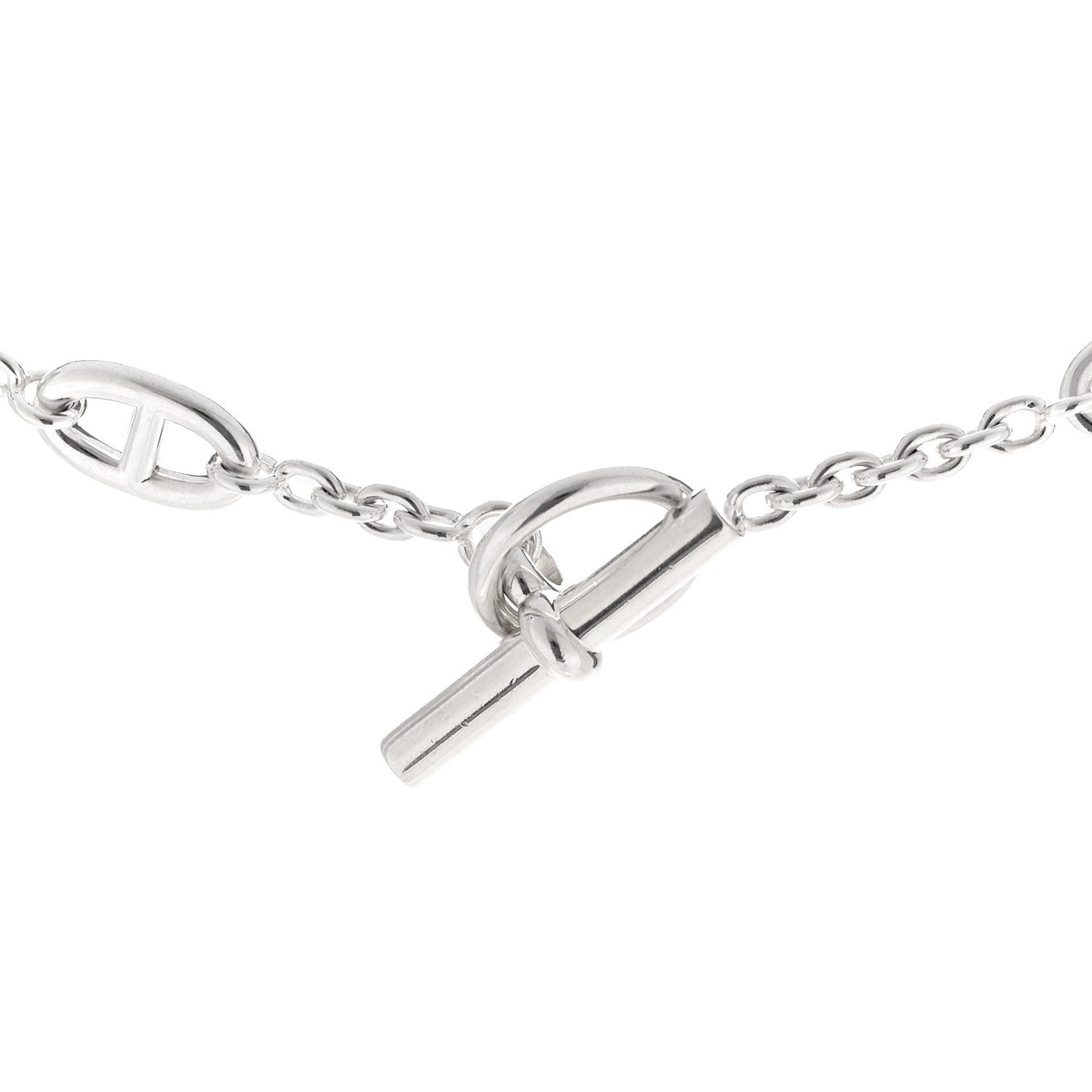 Hermes Sterling Silver Farandole Necklace 120 4 of 5