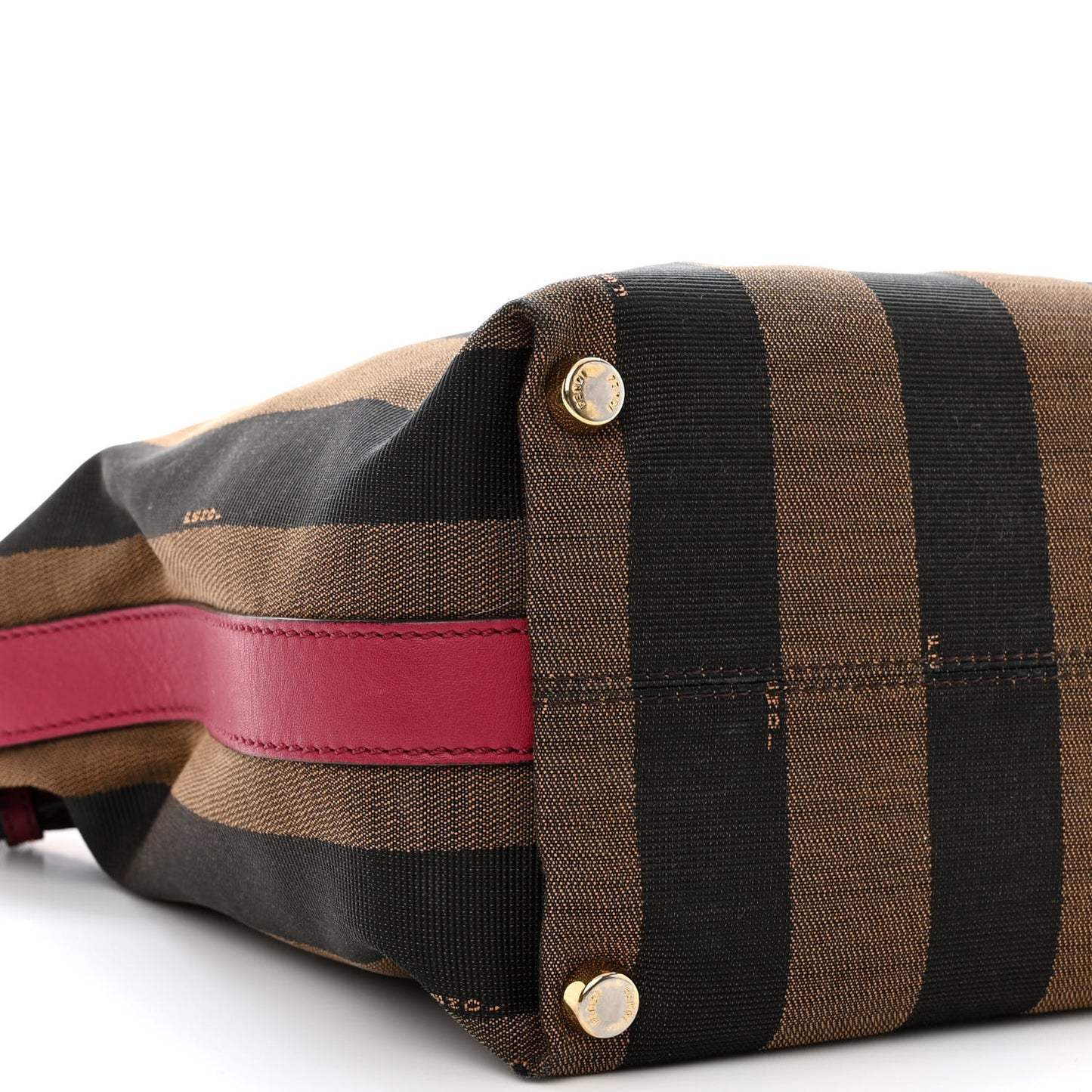 Pequin Vitello Shoulder Tote Tobacco Amarena