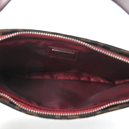 Fendi Zucca Pochette Tobacco Red 4 of 8