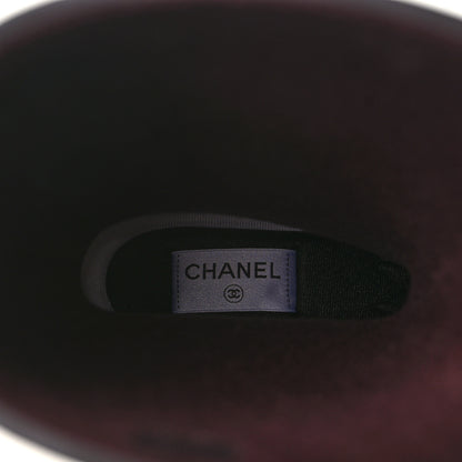 Chanel Caoutchouk CC High Boots 37 Black 7 of 8
