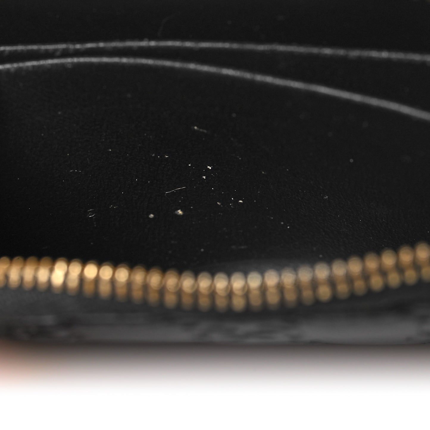 Guccissima Zip Around Card Case Black