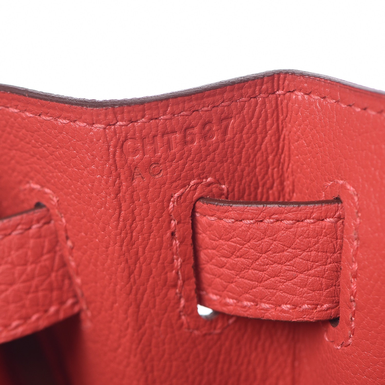 Hermes Togo Kelly Retourne 28 Rouge Pivoine 18 of 35