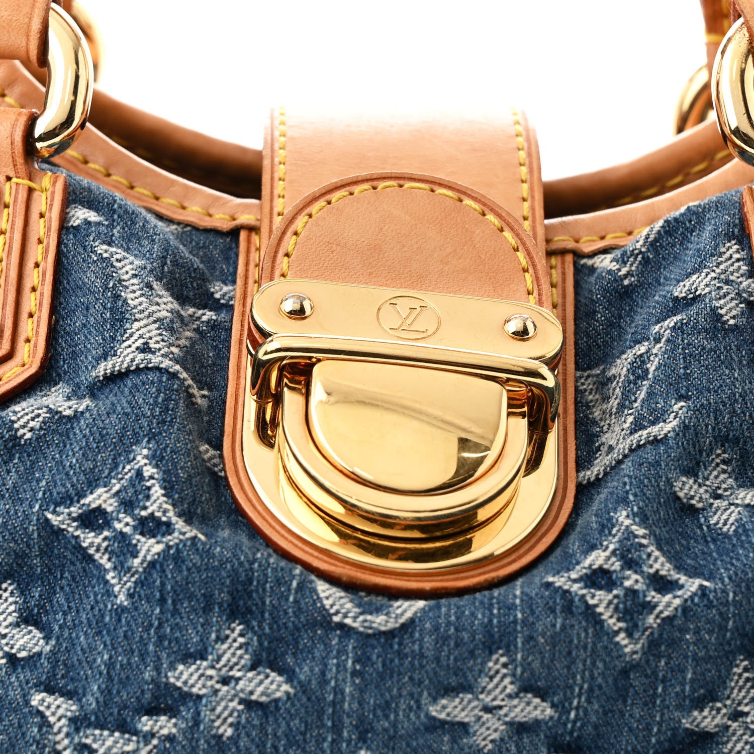 Louis Vuitton Monogram Denim Pleaty Blue 7 of 11
