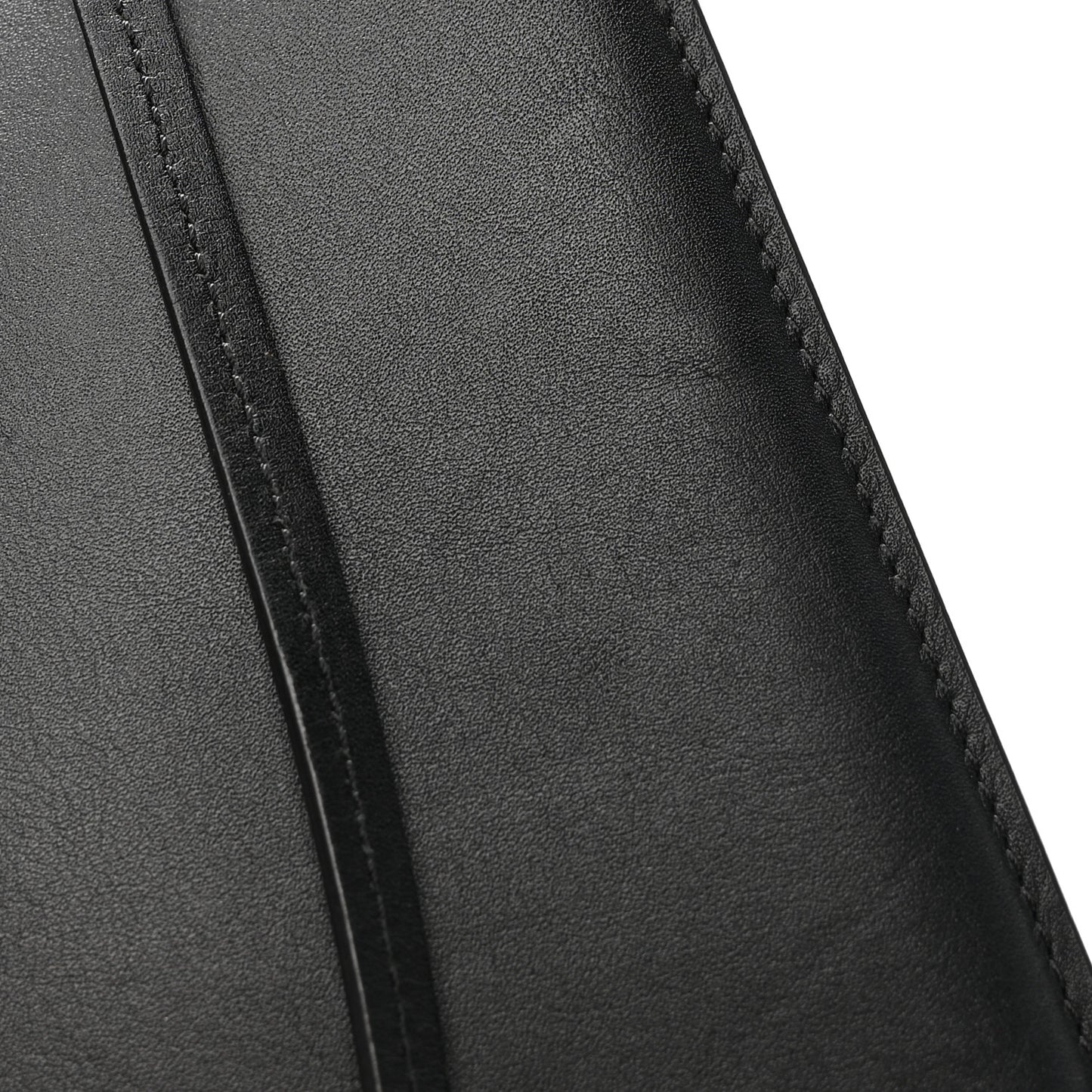 Smooth Calfskin Medium Clasp Shoulder Bag Black
