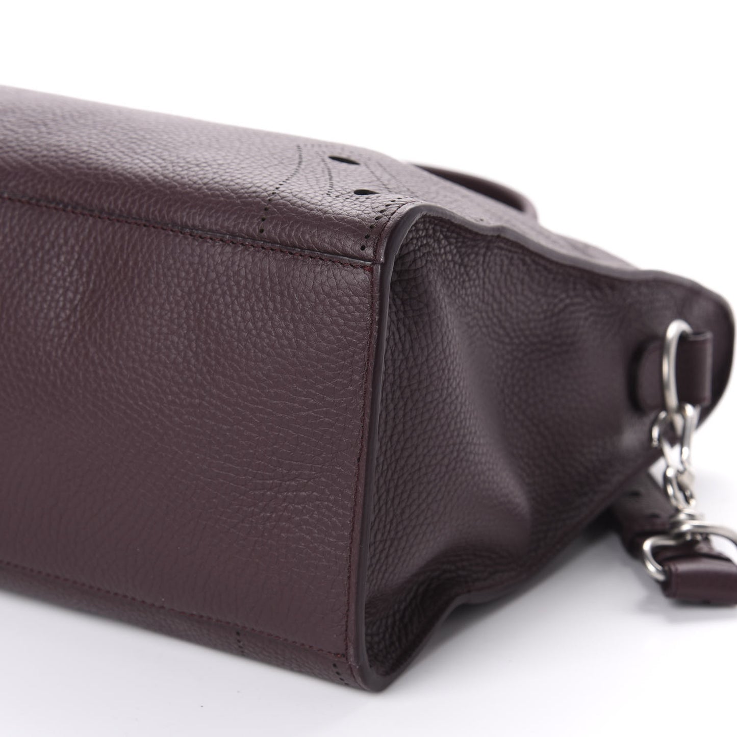 Veau Grana Perforated Blackout Hardware City Rouge Acajou