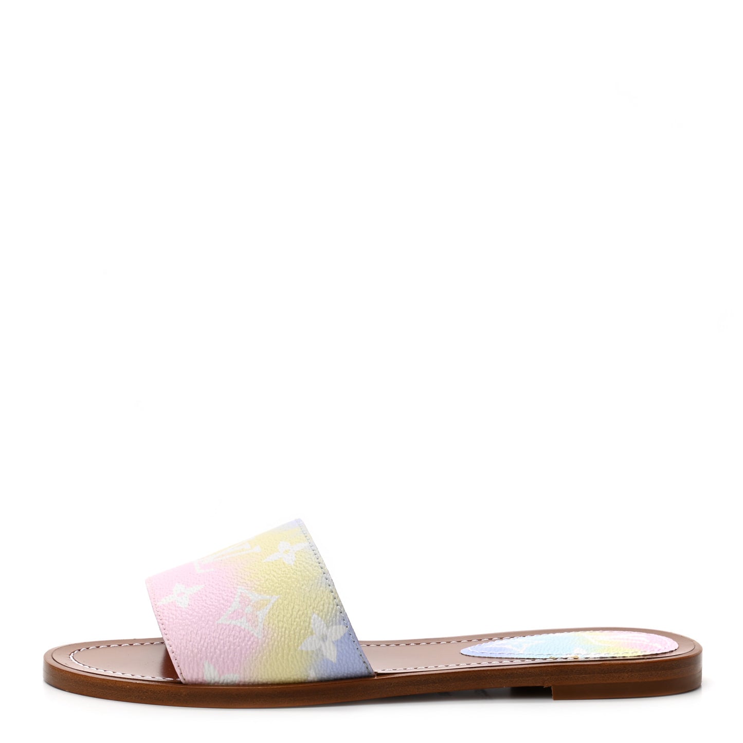 Monogram Escale Lock It Flat Mule 36 Pastel