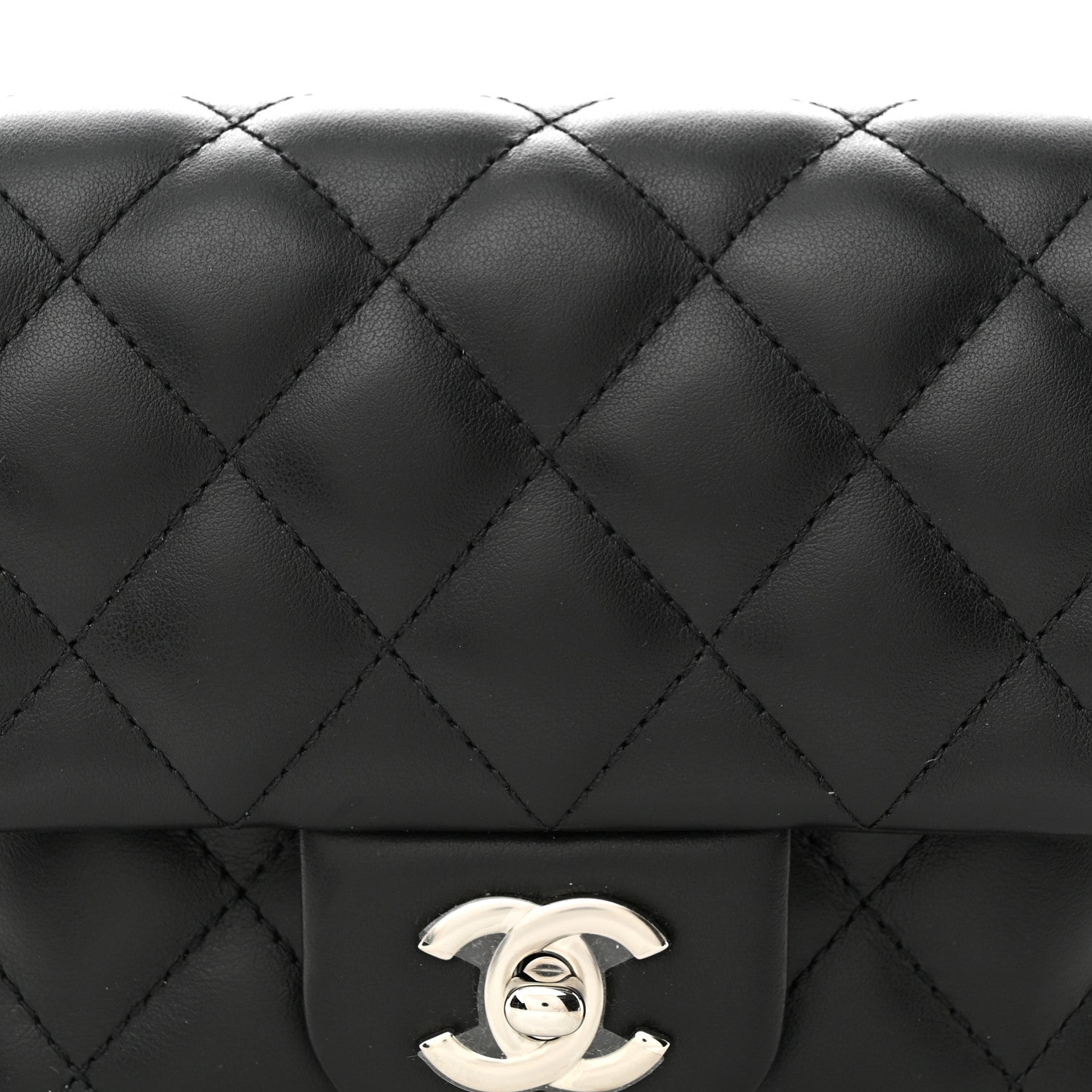 Chanel Calfskin Quilted CC Uniform Flap Belt Bag Black 8 of 10