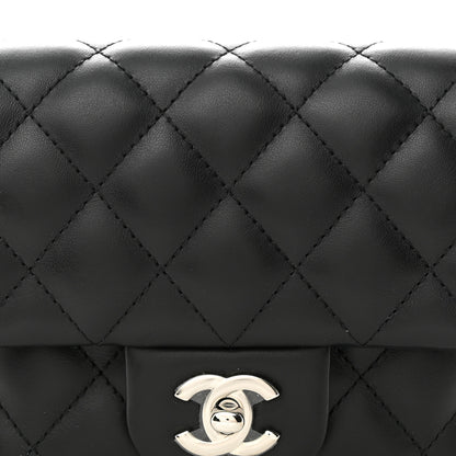 Chanel Calfskin Quilted CC Uniform Flap Belt Bag Black 8 of 10