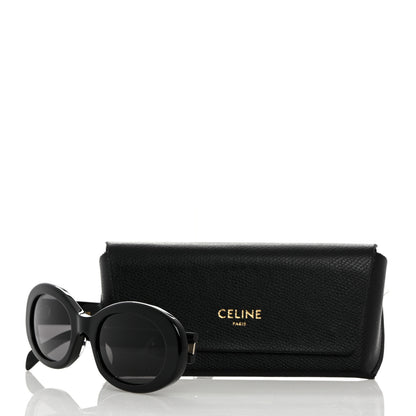 Celine Acetate Triomphe 01 Sunglasses CL 40194U Black 7 of 7