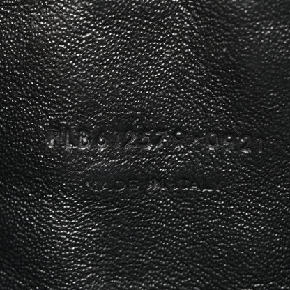 Saint Laurent Grain De Poudre Matelasse Monogram Mini Lou Camera Bag Black 7 of 10