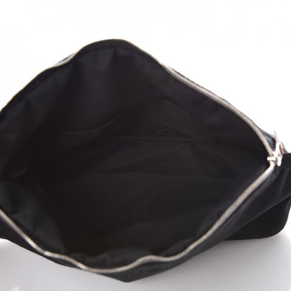 Hermes Cotton Canvas Bolide Travel Cosmetic Pouch Black 6 of 7