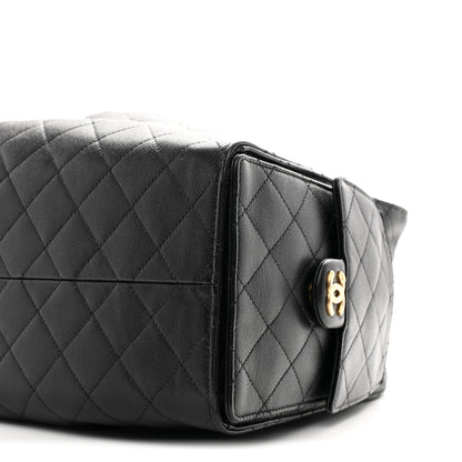 Chanel Caviar Quilted Large Chanel 25 Handbag Black 12 of 12