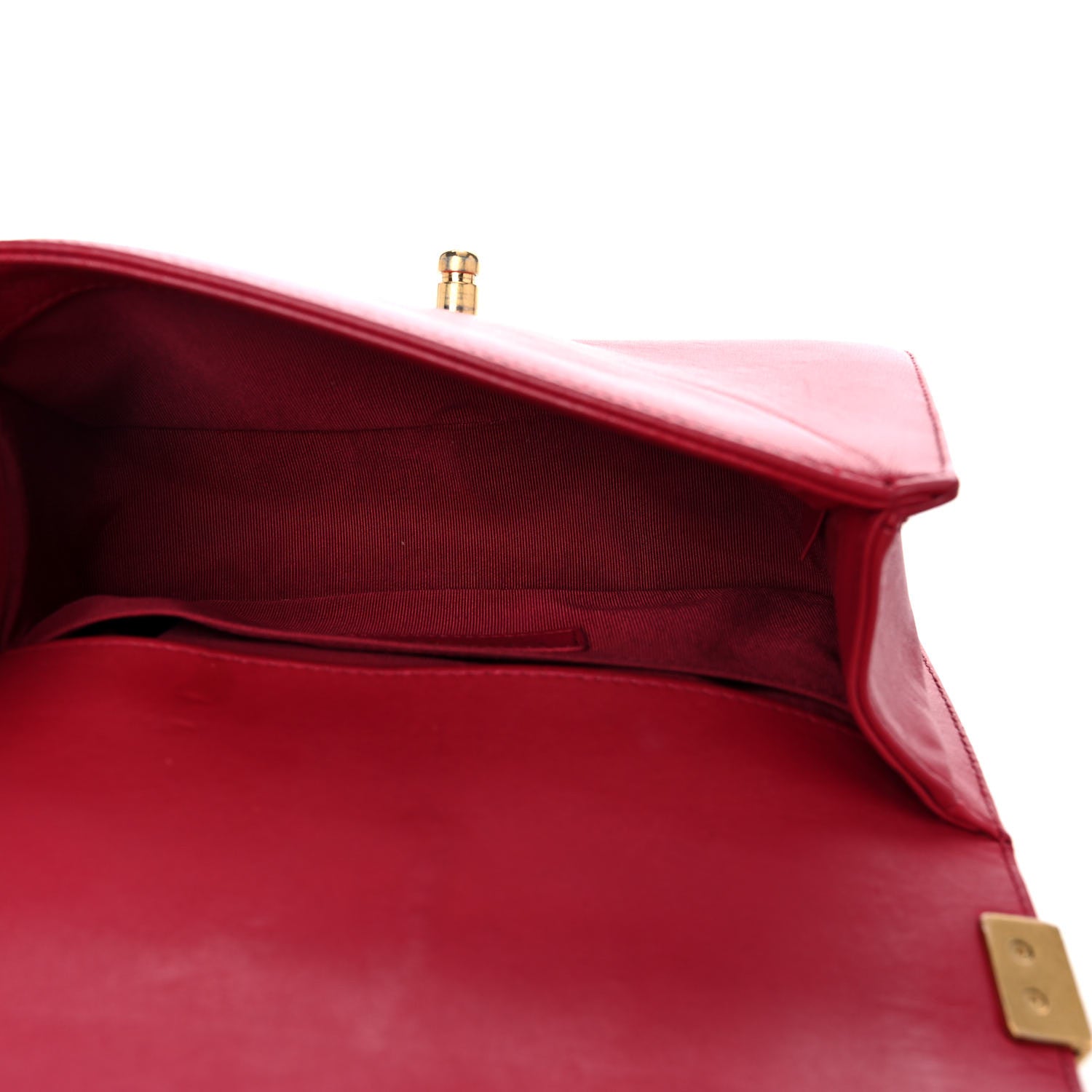 Chanel Calfskin Quilted Small Boy Flap Red 4 of 16