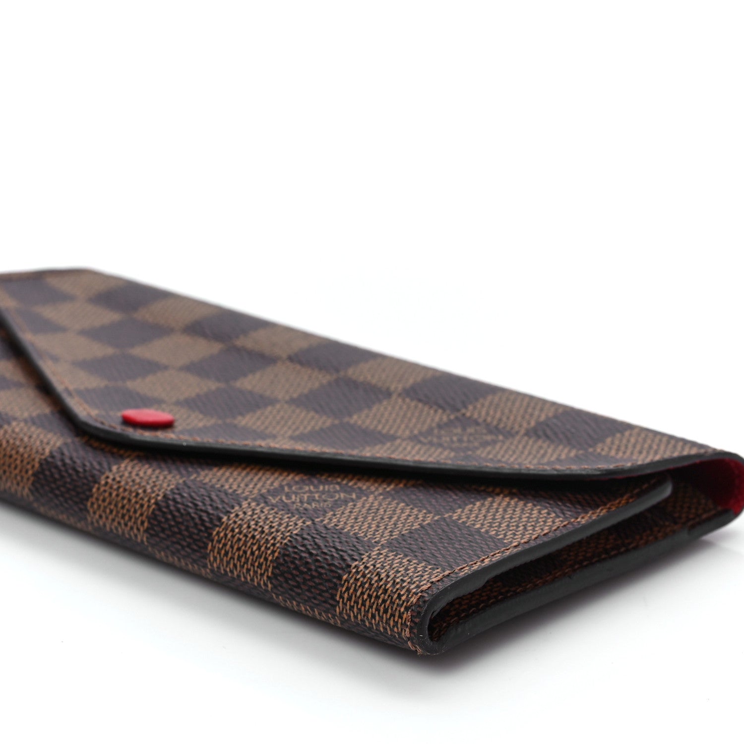Louis Vuitton Damier Ebene Josephine Wallet Red 8 of 8