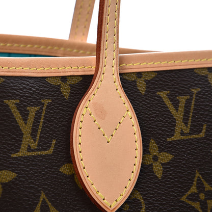 Louis Vuitton Monogram V Neverfull MM Turquoise 9 of 16