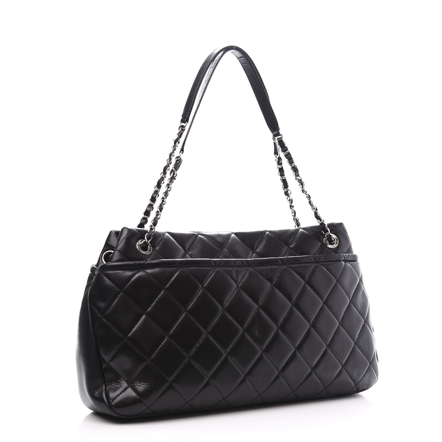 Chanel Caviar Quilted Timeless CC Soft Tote Black 2 of 13