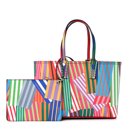 Christian Louboutin Patent Calfskin Small Cabata Tote Multicolor 1 of 10