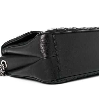 Chanel Caviar Quilted Medium Rock In Rome Single Flap Black 7 of 10