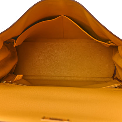 Hermes Togo Kelly Retourne 32 Jaune Ambre 5 of 15