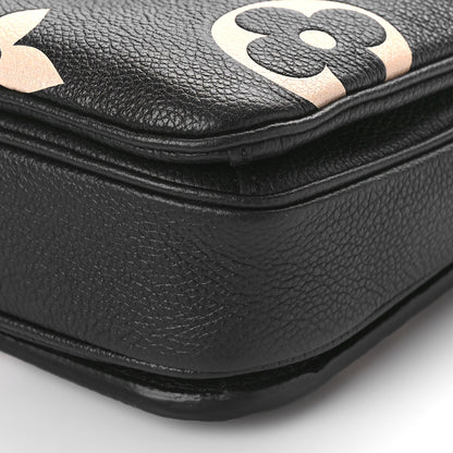 Louis Vuitton Empreinte Monogram Giant Pochette Metis Black Beige 8 of 10