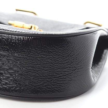 Chloe Grained Patent Drew Shoulder Bag Black 7 of 7