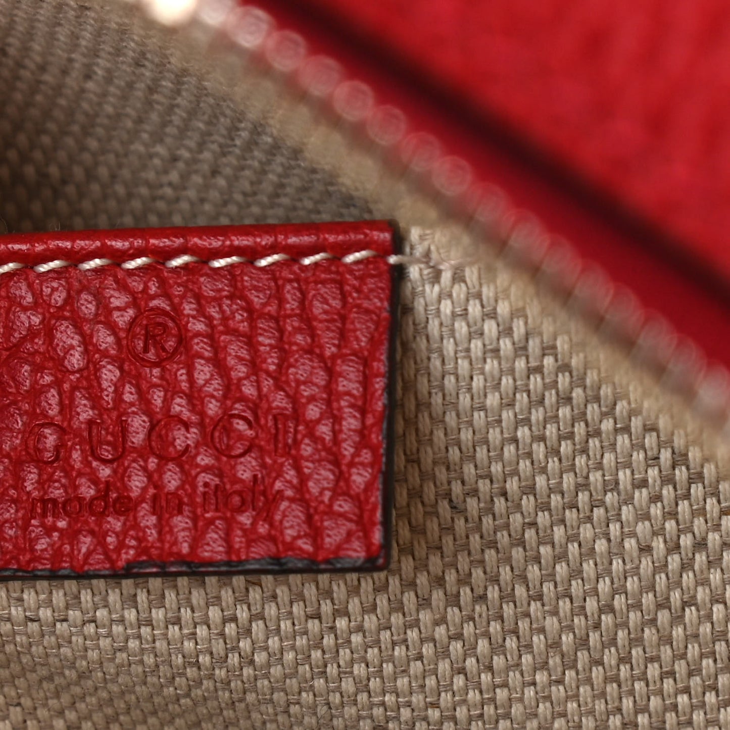 Pebbled Calfskin Soho Chain Backpack Hibiscus Red