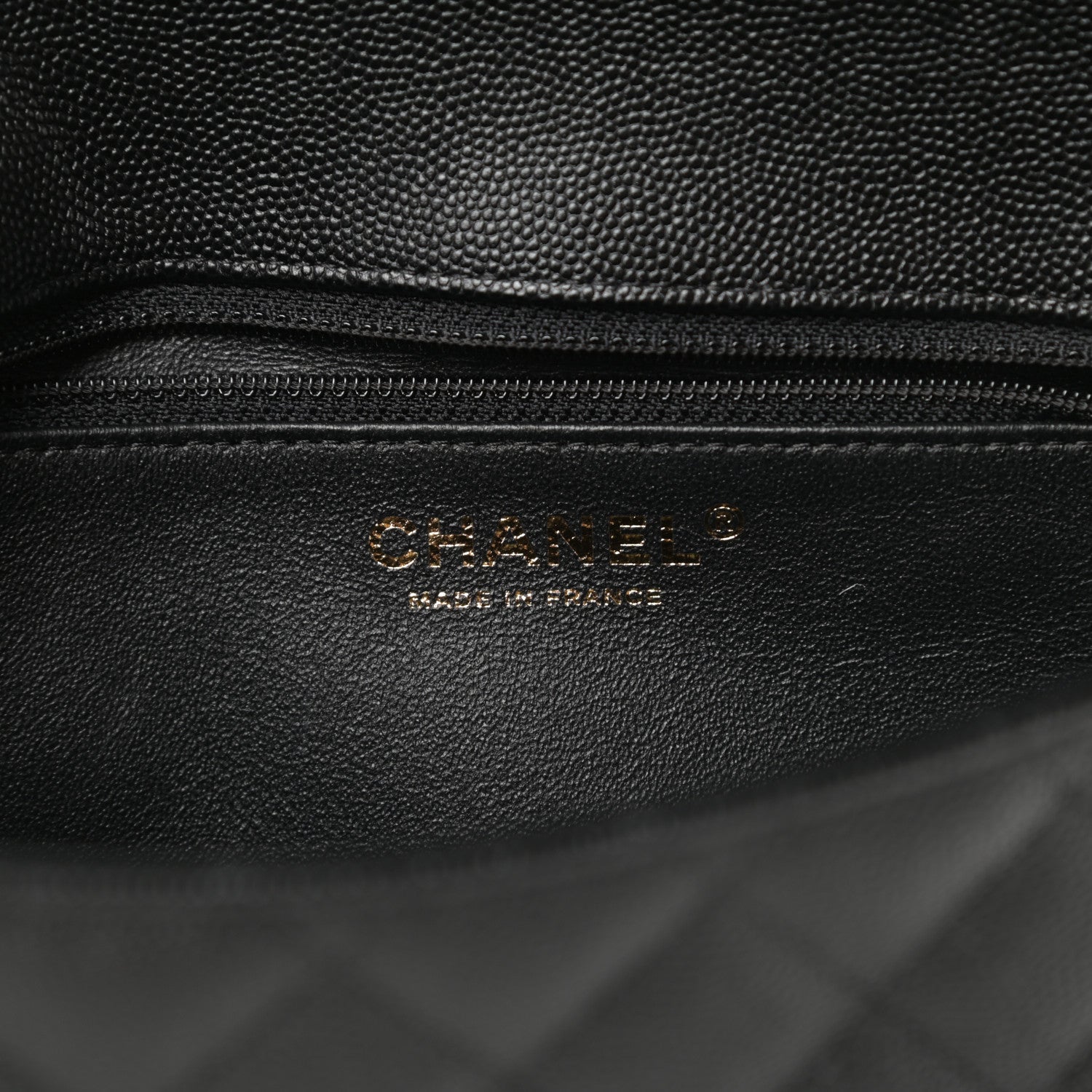 Chanel Caviar Quilted Flap Clutch Black 6 of 7