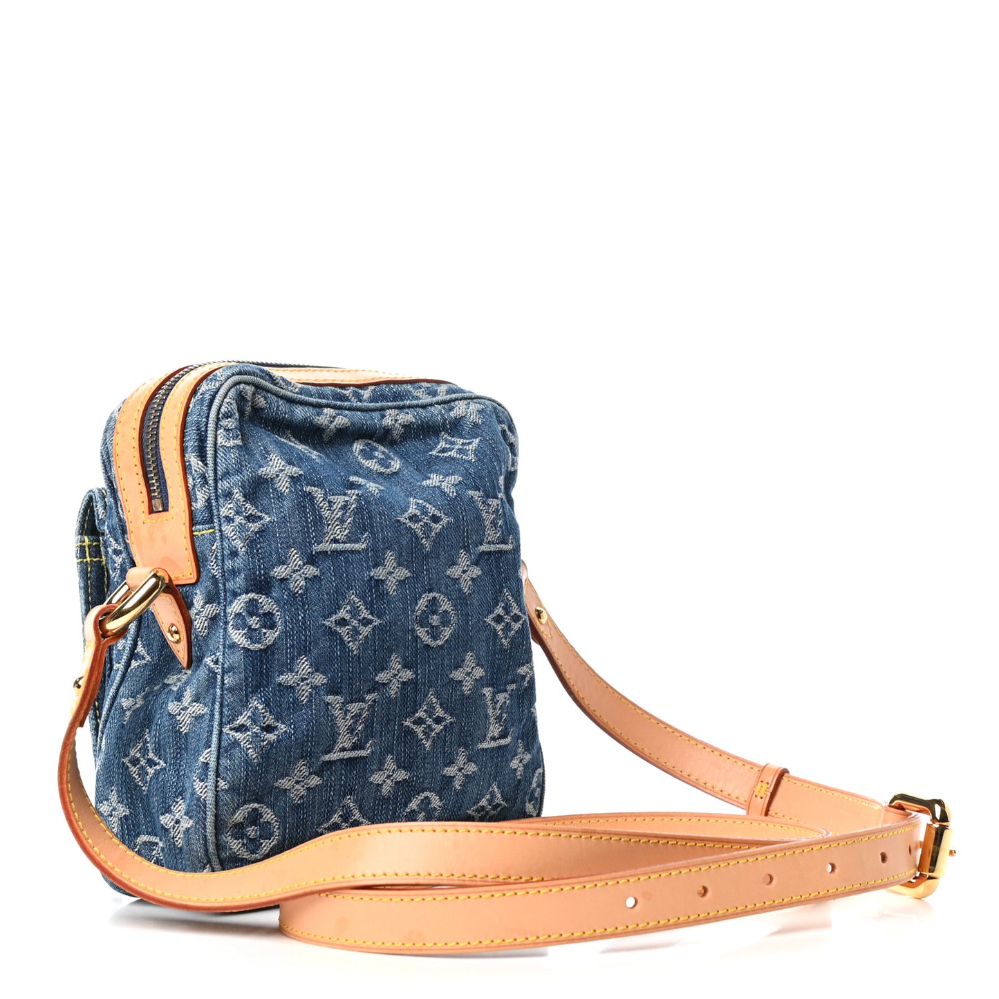 Denim Camera Bag Blue