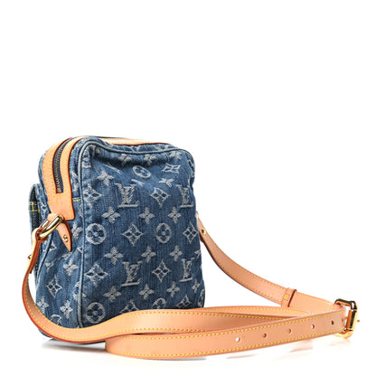 Louis Vuitton Denim Camera Bag Blue 3 of 9