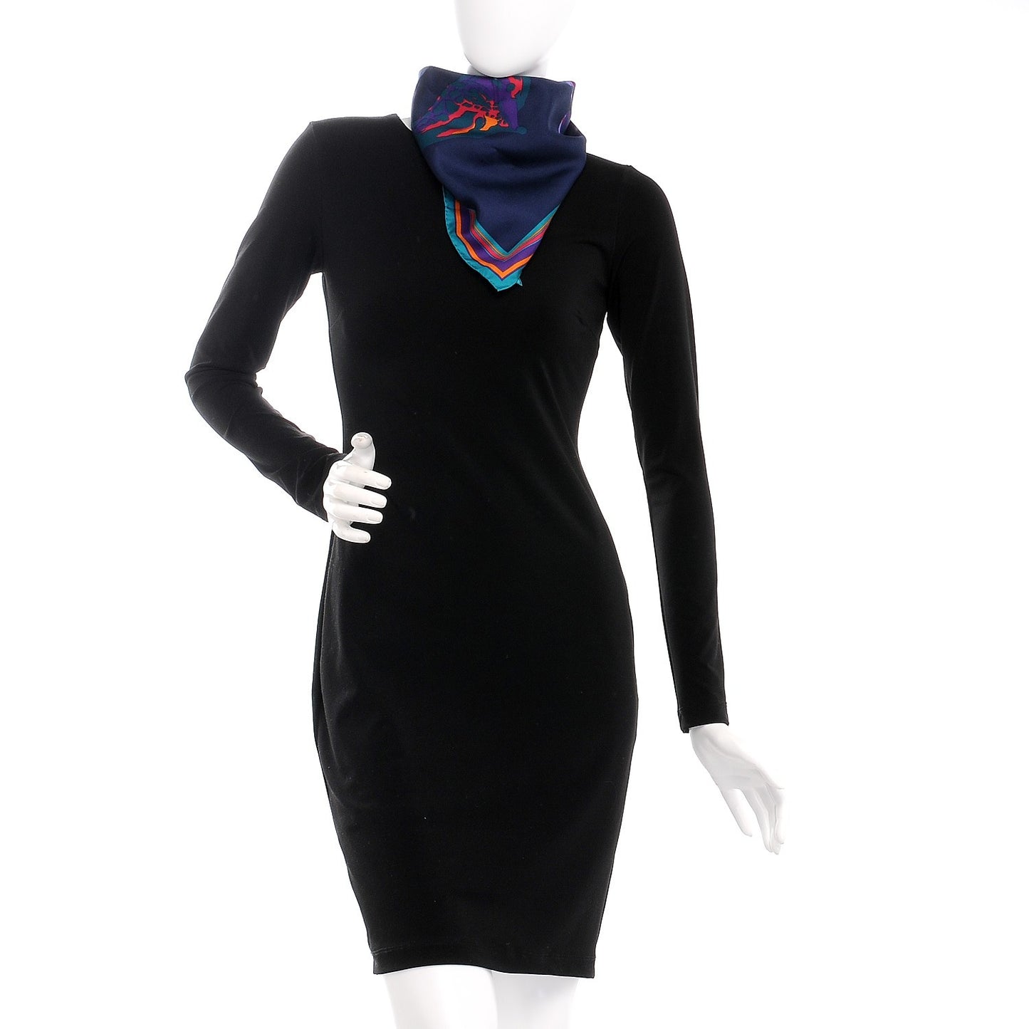 Silk Leopard Giraffe Scarf