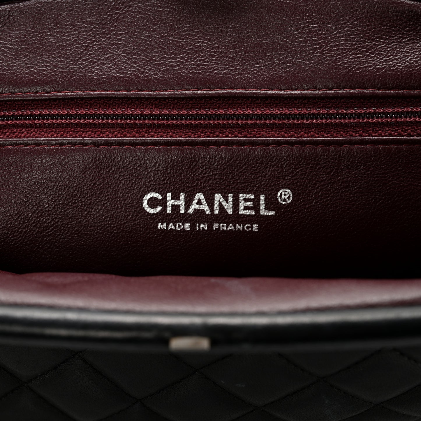 Lambskin Quilted Timeless Clutch Black