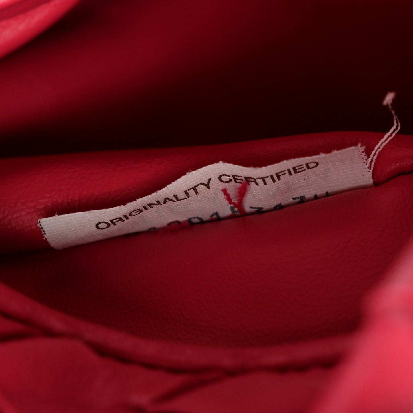 Nappa Intrecciato Teen Jodie Hobo Cranberry
