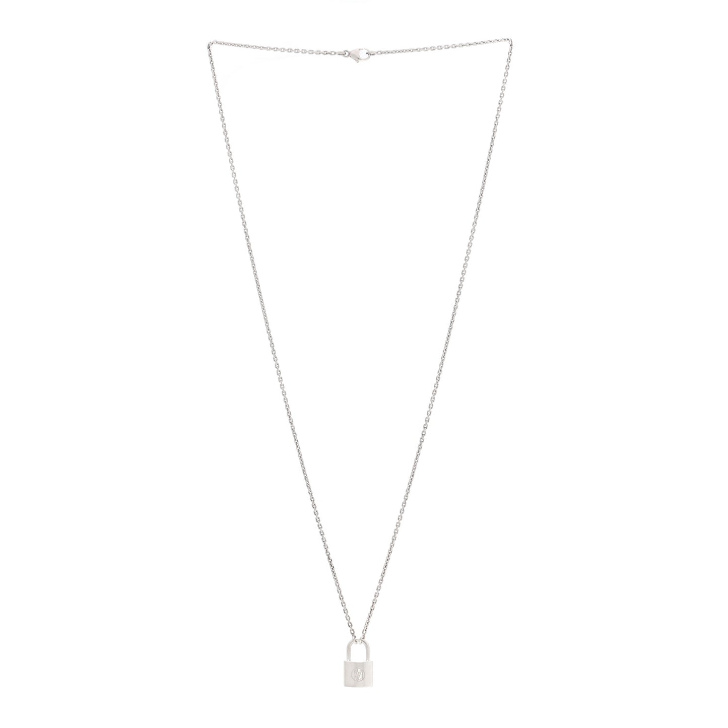 Sterling Silver Lockit Necklace