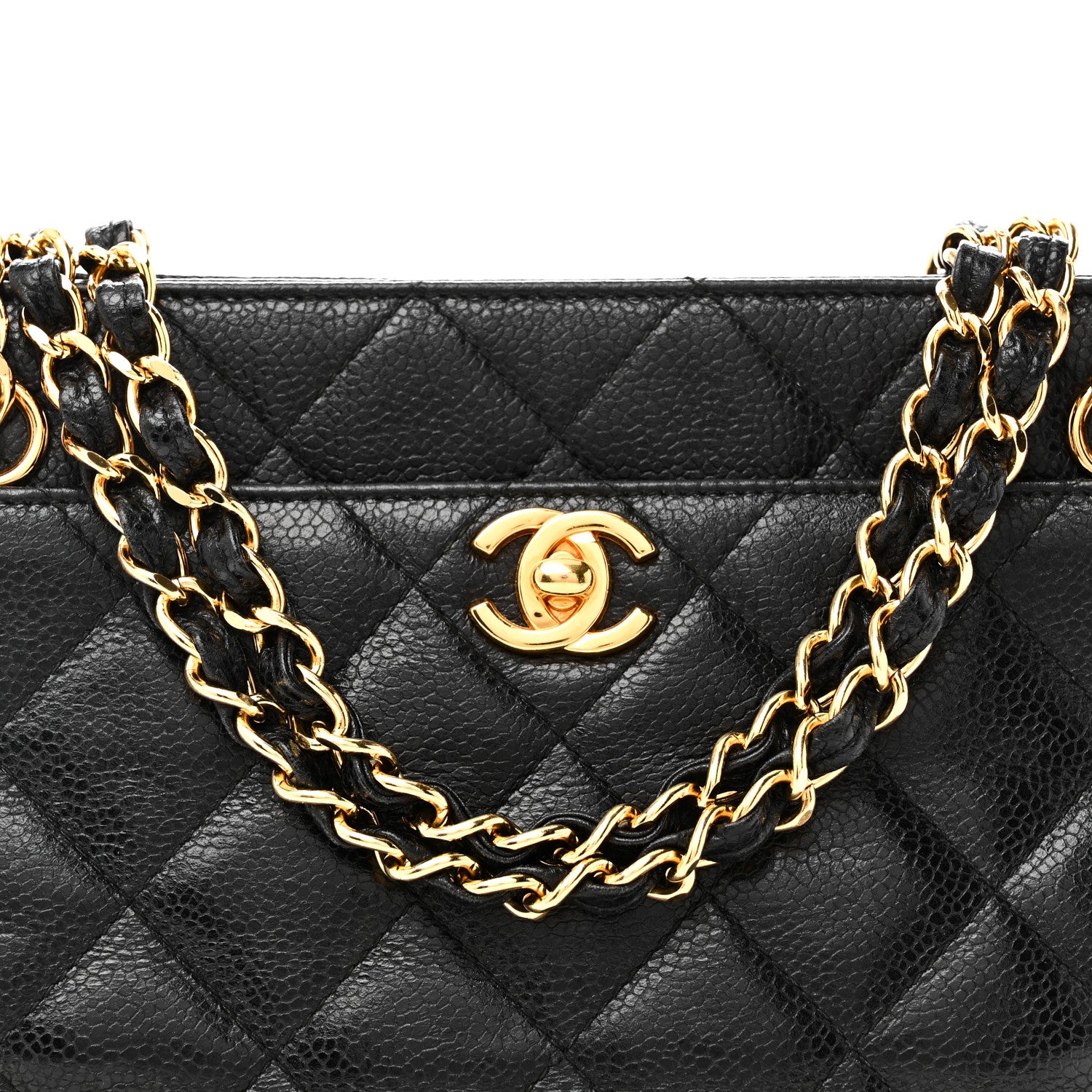 Chanel Caviar Quilted Camera Case Black 9 of 11