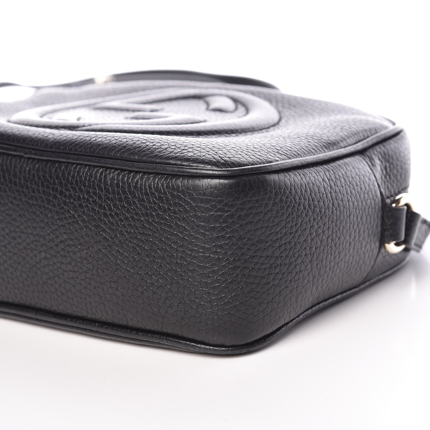 Gucci Pebbled Calfskin Small Soho Disco Bag Black 9 of 11