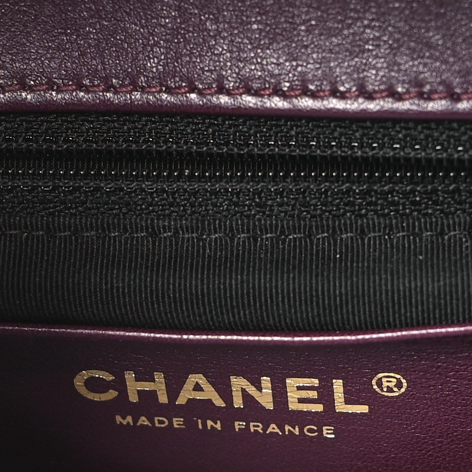 Chanel Shiny Lambskin Quilted Small Chevron Miroir Black 6 of 12