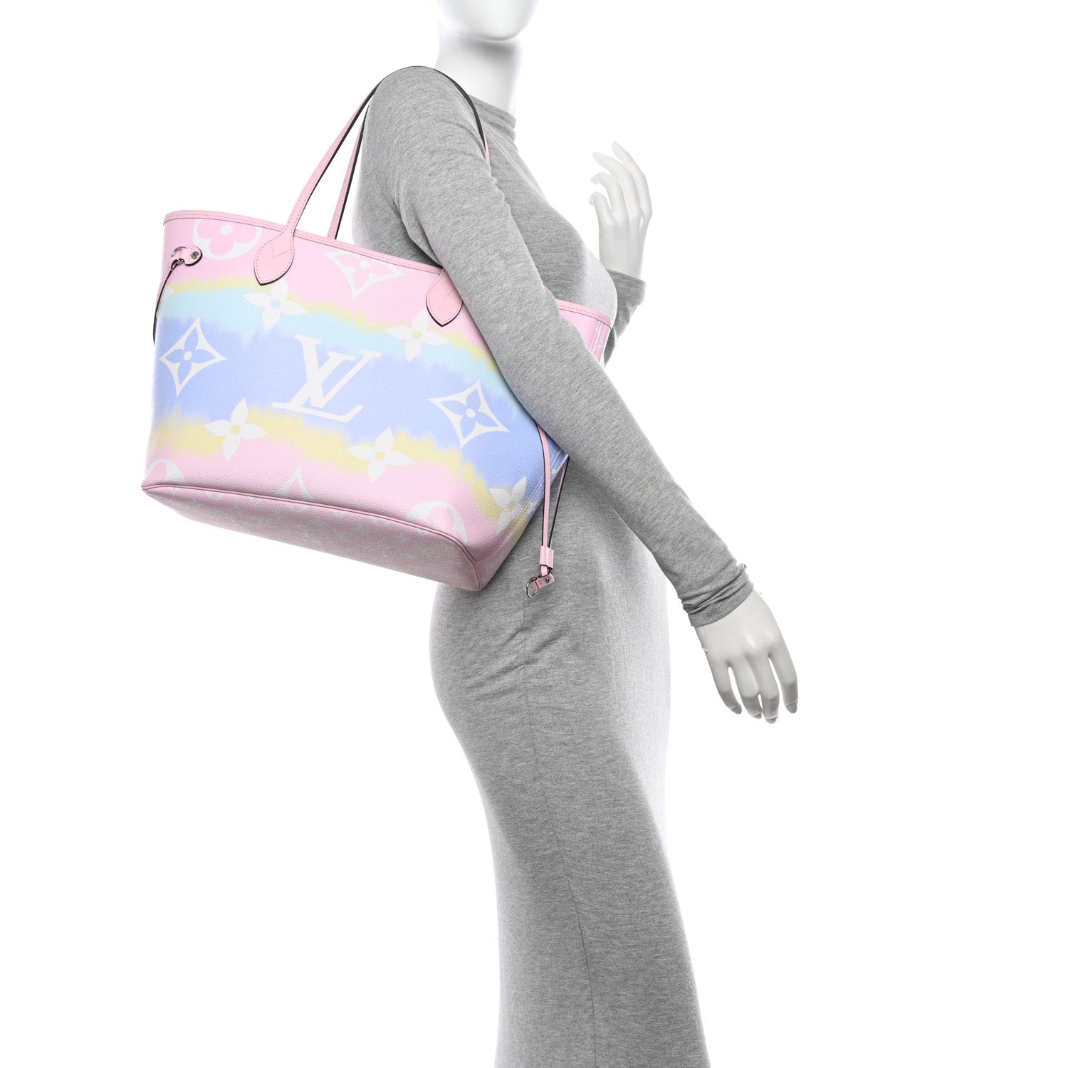 Louis Vuitton Monogram Escale Neverfull MM Pastel 2 of 17