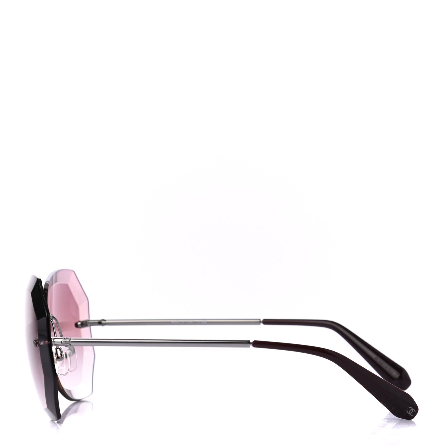 Chanel Metal Spring Round Sunglasses 4220 Pink 3 of 6