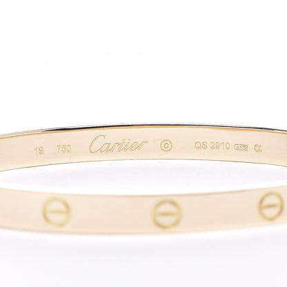 Cartier 18K Yellow Gold LOVE Bracelet 19 5 of 6