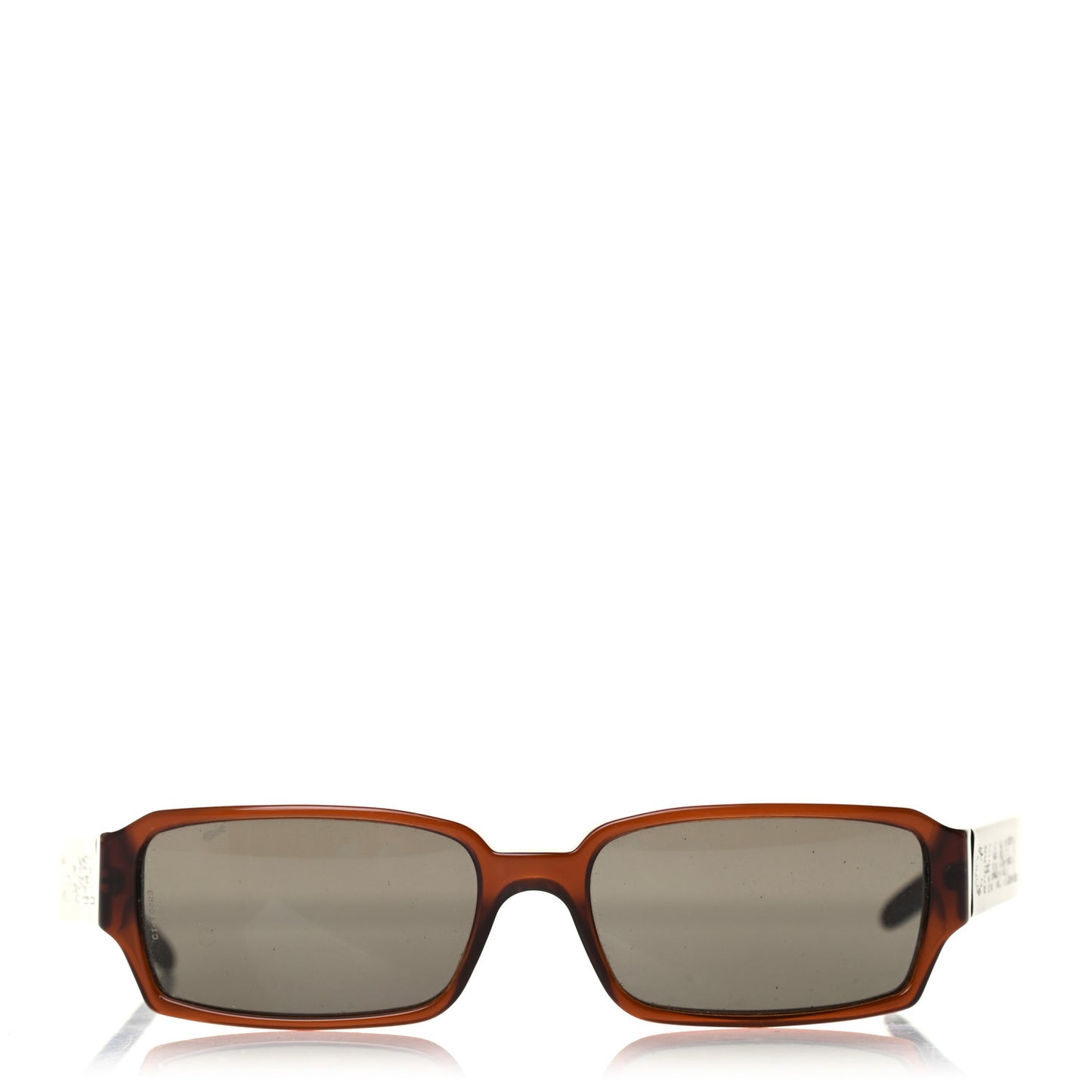 Acetate Crystal CC Sunglasses 5060-B Brown
