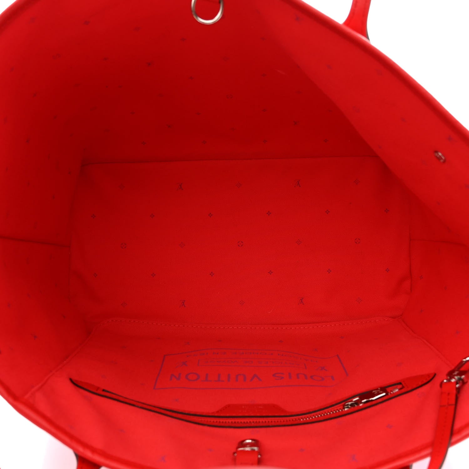 Louis Vuitton Monogram Escale Neverfull MM Rouge 6 of 11