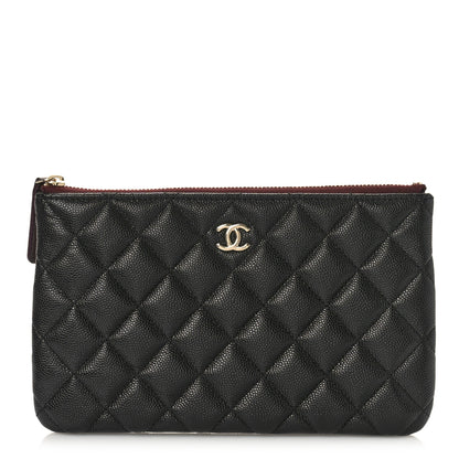 Chanel Caviar Quilted Cosmetic Case Black 1 of 10