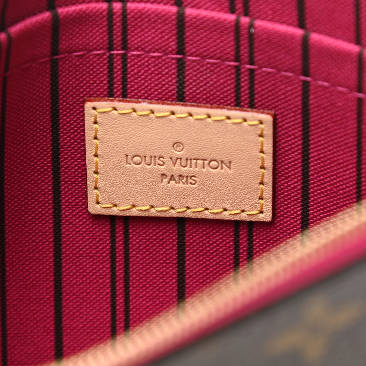 Monogram Neverfull MM GM Pochette Pivoine