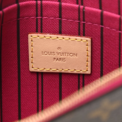 Louis Vuitton Monogram Neverfull MM GM Pochette Pivoine 6 of 7