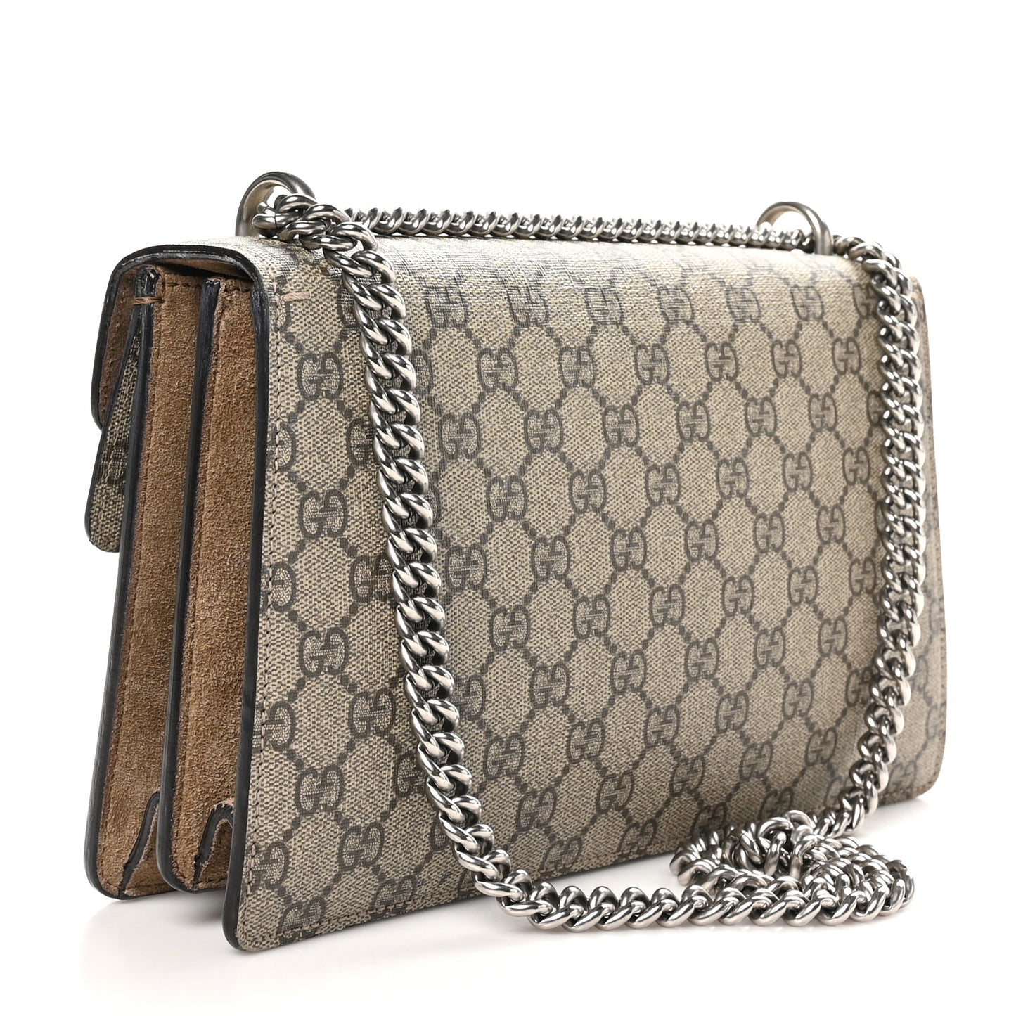 GG Supreme Monogram Small Dionysus Shoulder Bag Taupe