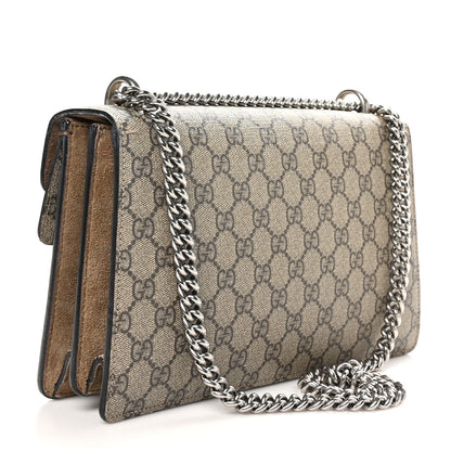 Gucci GG Supreme Monogram Small Dionysus Shoulder Bag Taupe 3 of 13