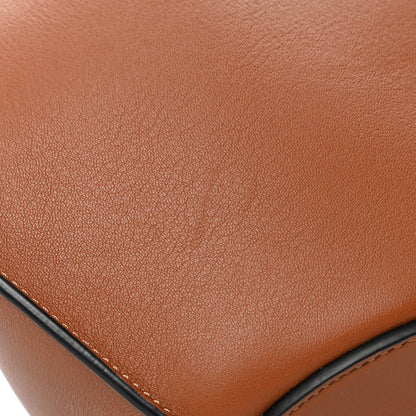 Loewe Calfskin Perforated Small Shell Tote Tan 11 of 12