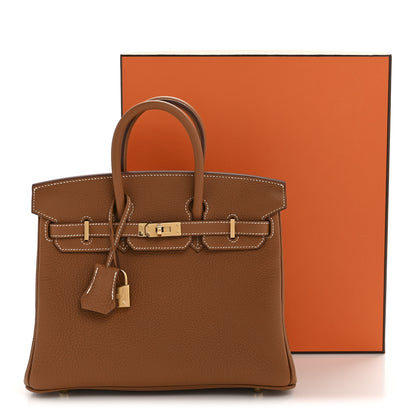 Hermes Togo Birkin 25 Gold 11 of 11