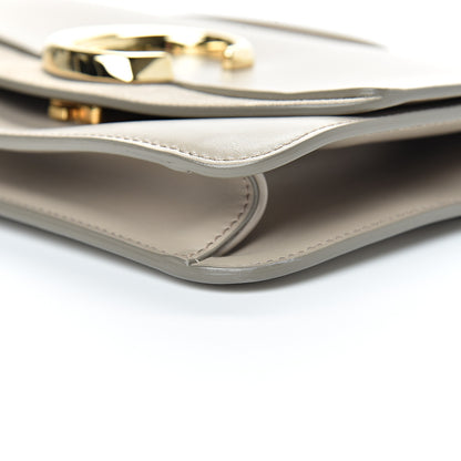 Chloe Calfskin Suede C Clutch With Chain Motty Grey 9 of 13