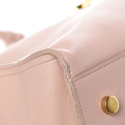 Saint Laurent Calfskin Small Monogram Cabas Pale Blush 8 of 11